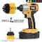 Drill Brush Power Scrubber By Useful Products 5 in W 5 in L Brush, Yellow Y-S-2M-QC-DB - alternate 2